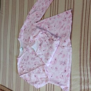 CHRISTOPHER & BANKS 2 PIECE  PAISLEY PRINT TOP SIZE LARGE